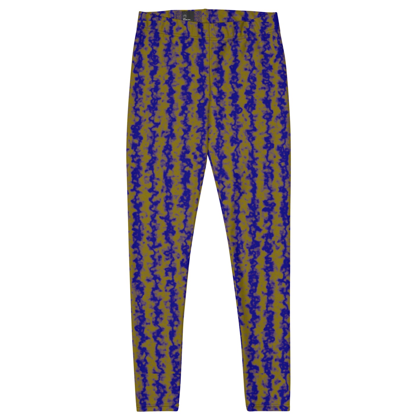 Color Noise Light Yellow & Blue Leggings