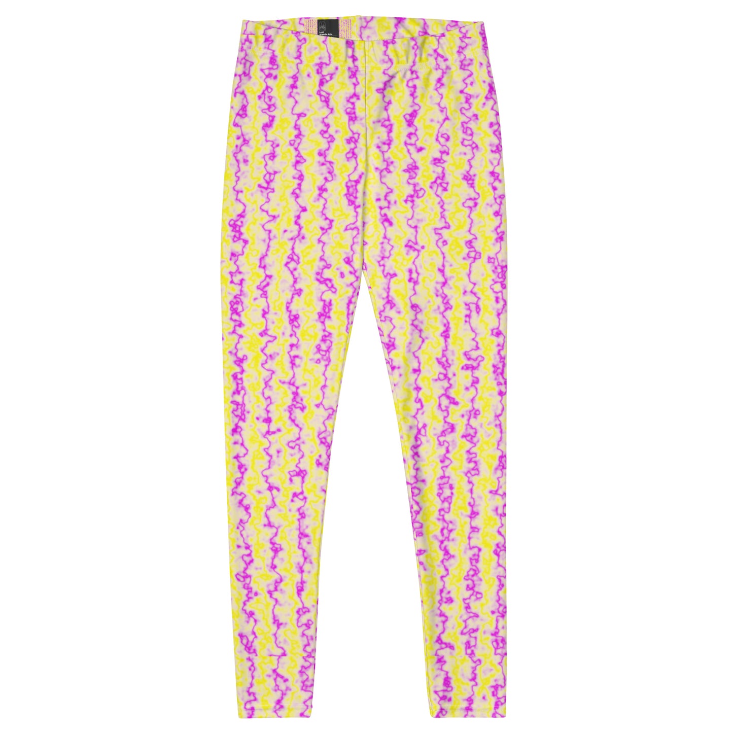 Color Noise Yellow & Purple Leggings