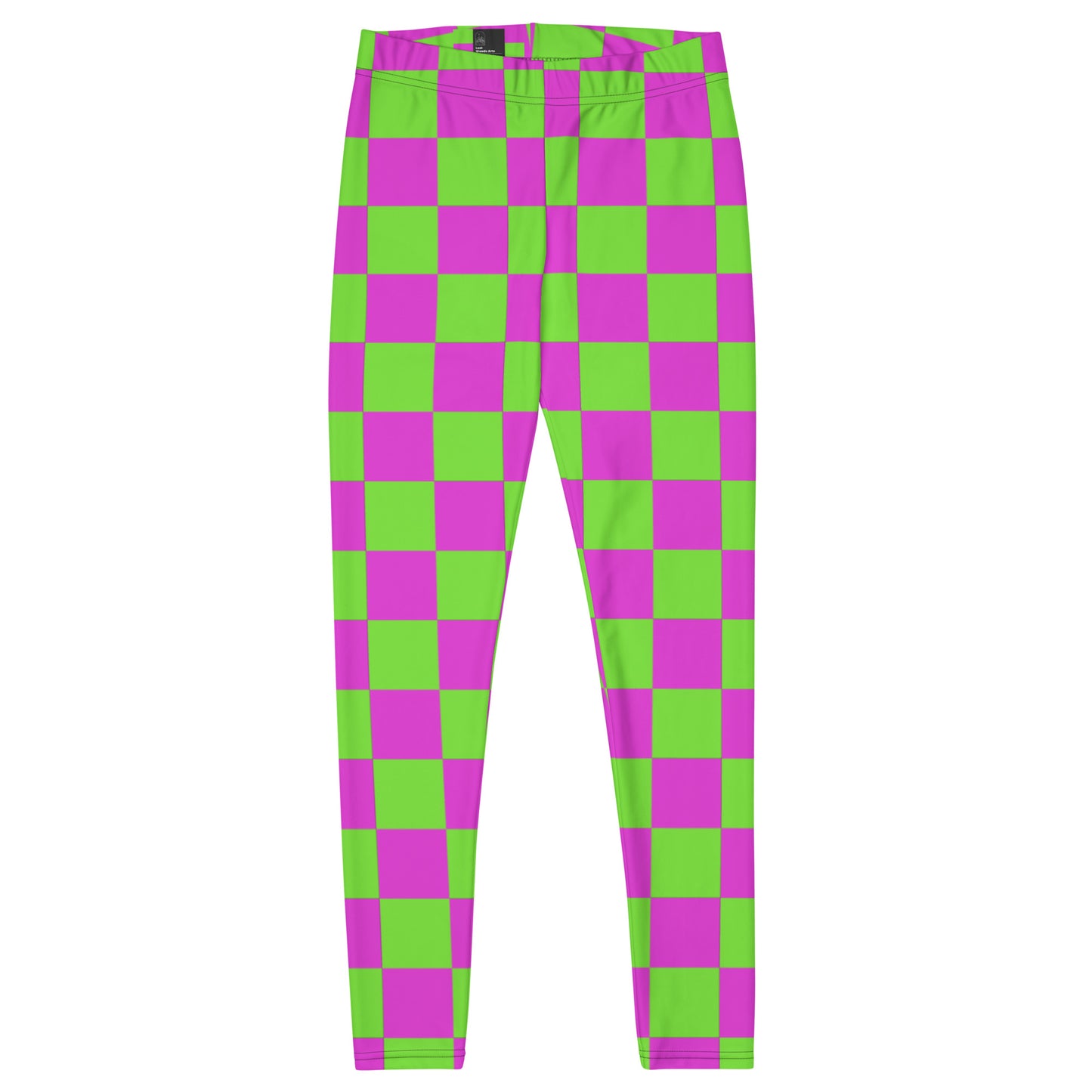 Green & Purple Squared Leggings