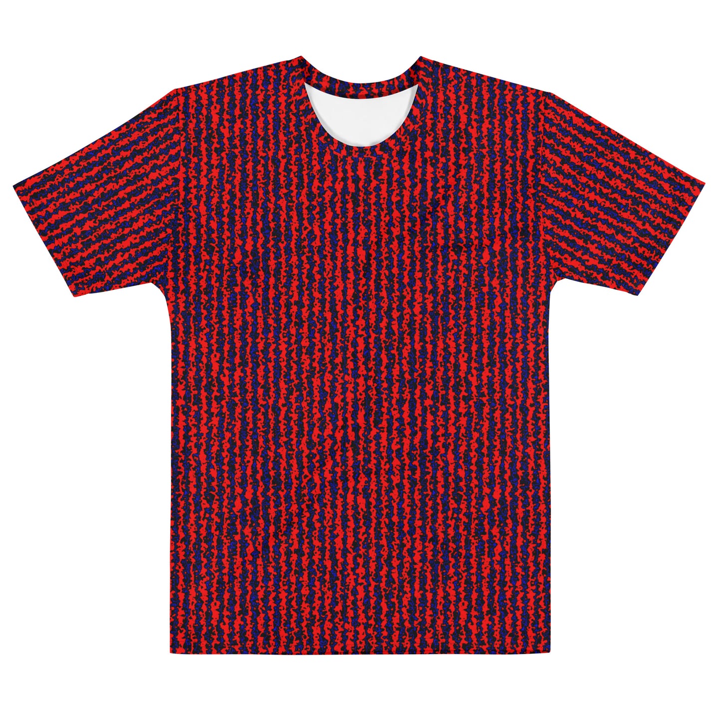 Red & Black Color Noise Men's t-shirt