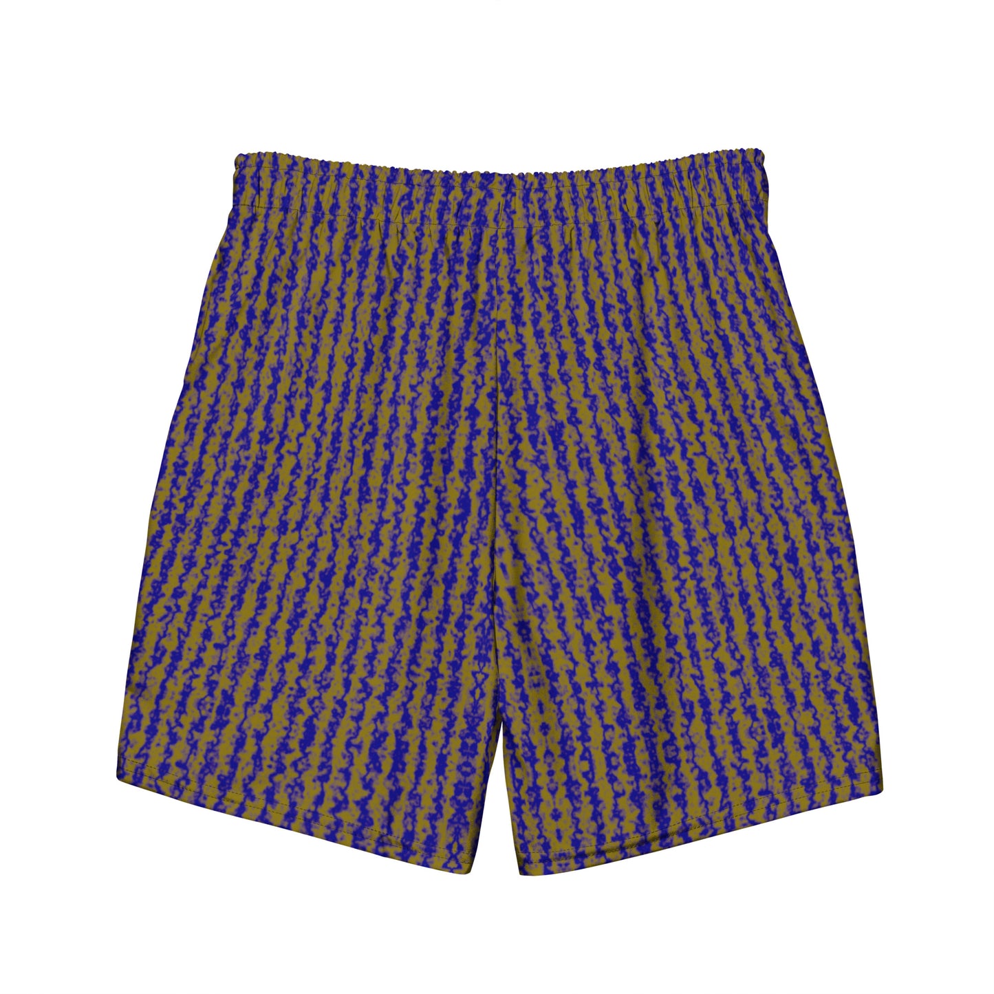 Color Noise Light Yellow & Blue Men's swim trunks