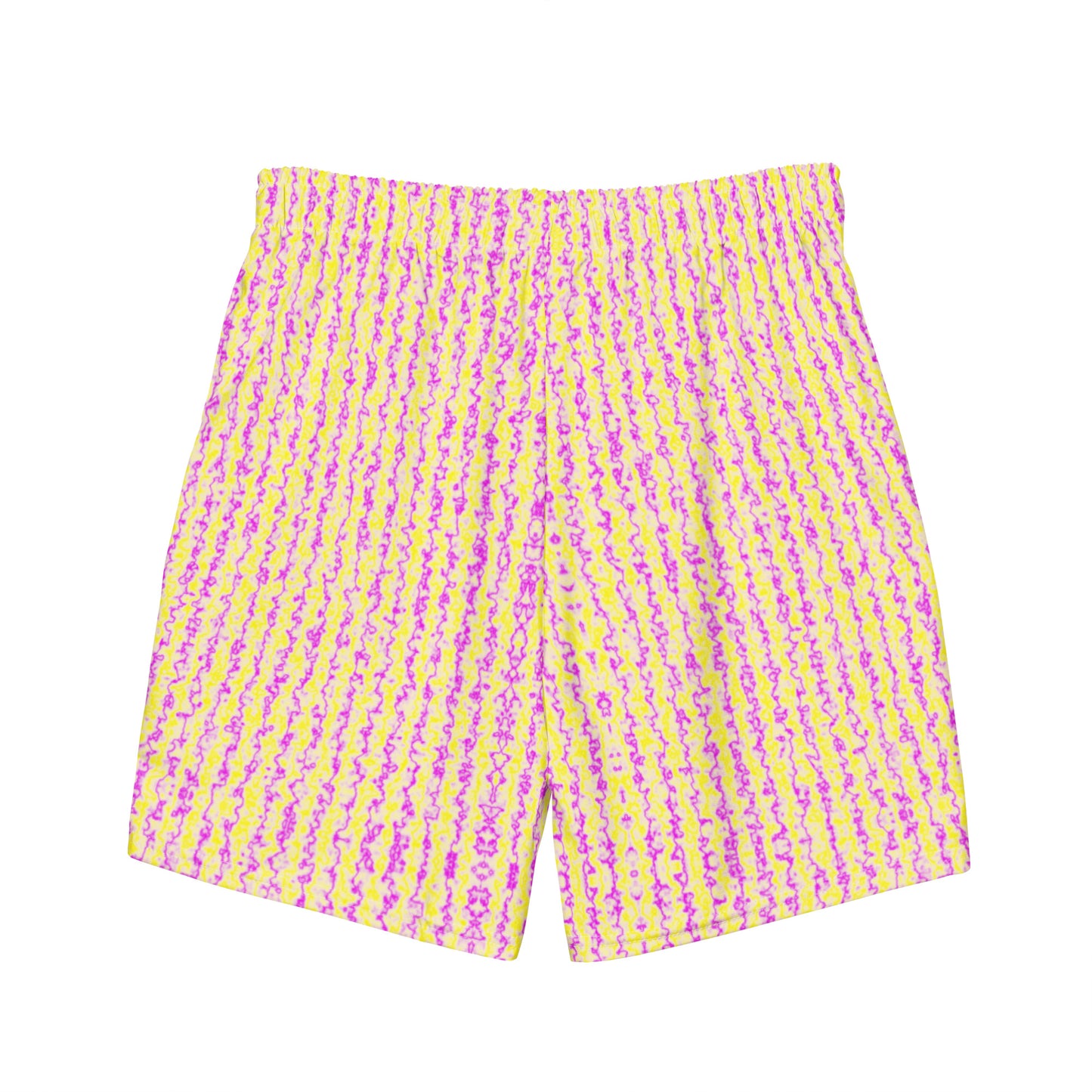 Color Noise Yellow & Purple Men's swim trunks