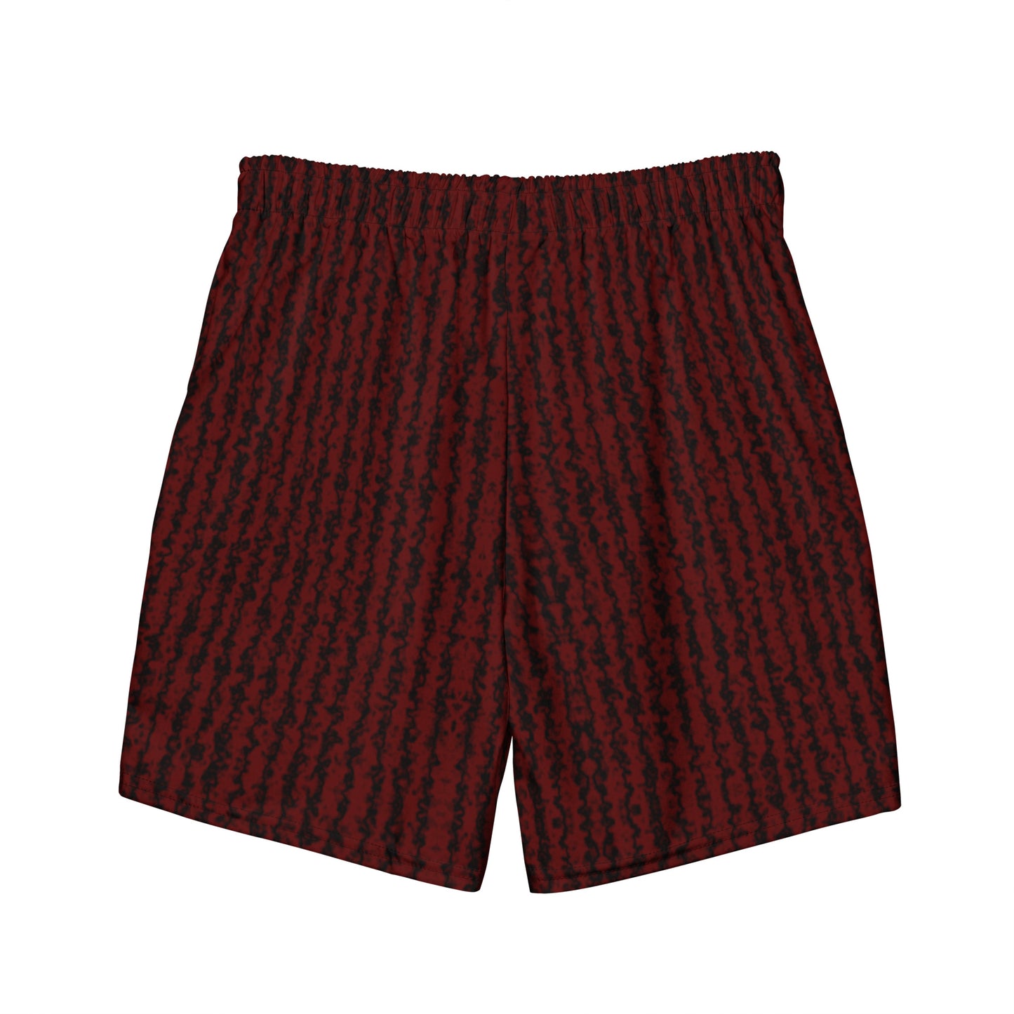 Color Noise Red & Black Men's swim trunks