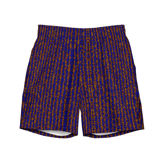 Color Noise Dark Yellow & Blue Men's swim trunks