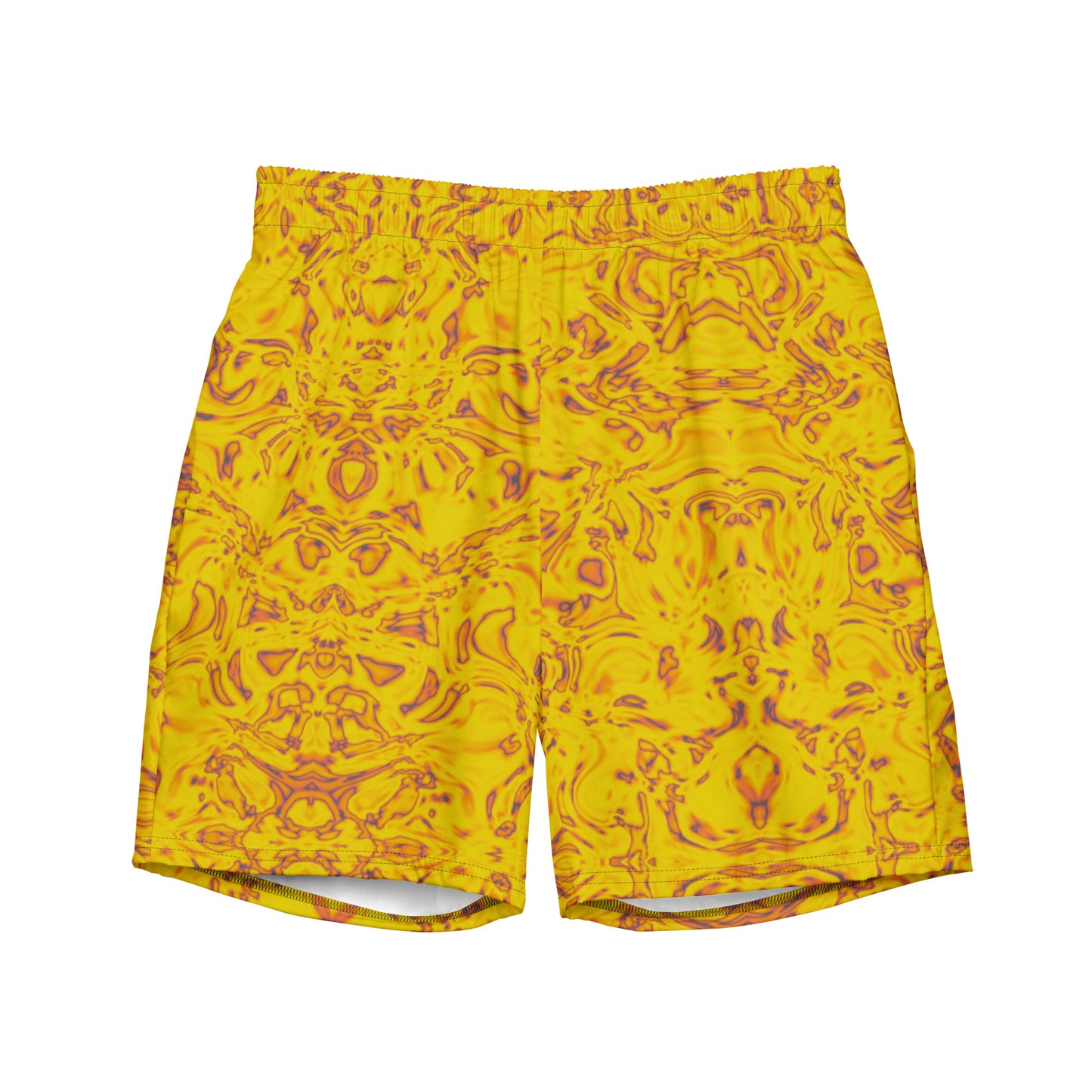 Rorschach Orange Men's swim trunks