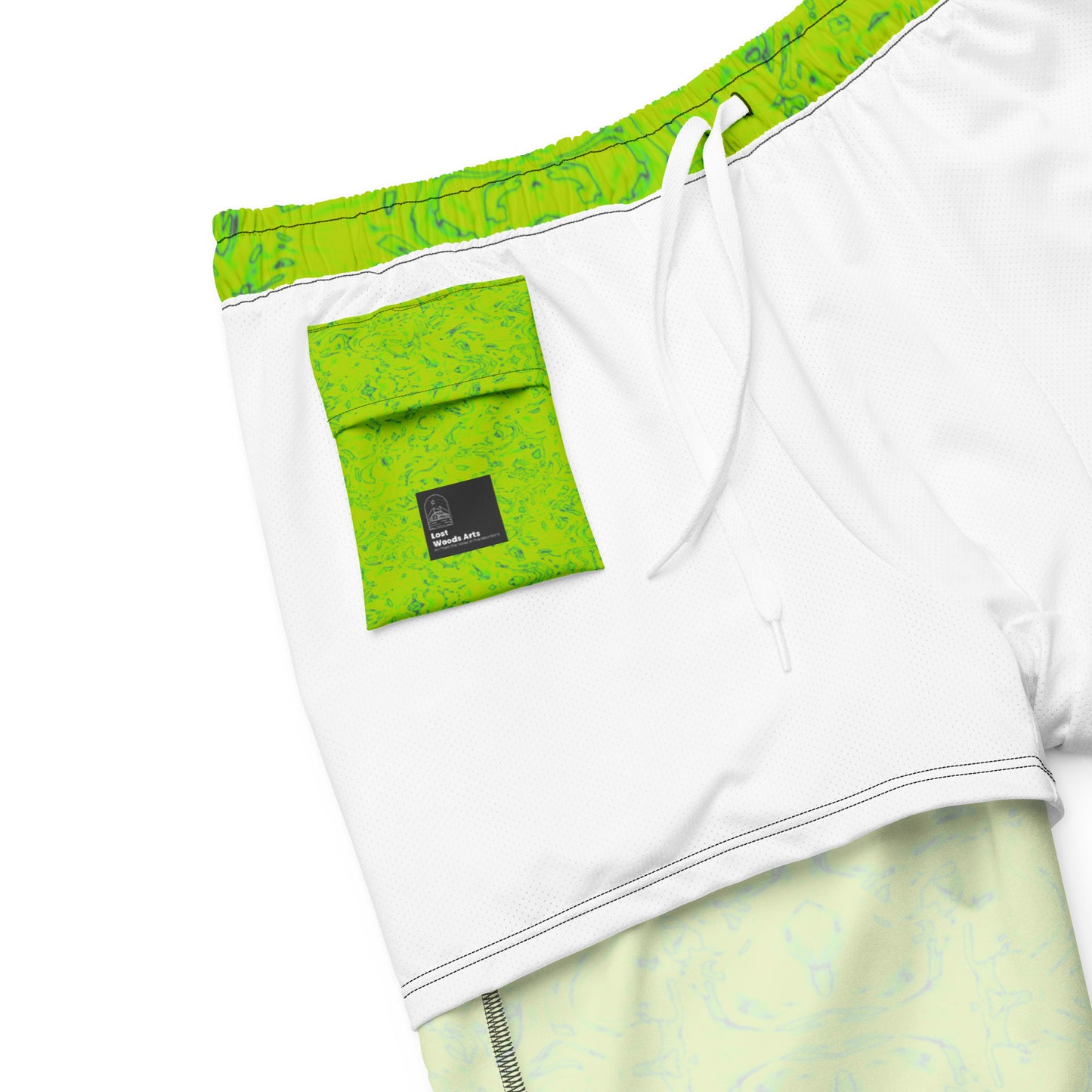 Rorschach Green Men's swim trunks