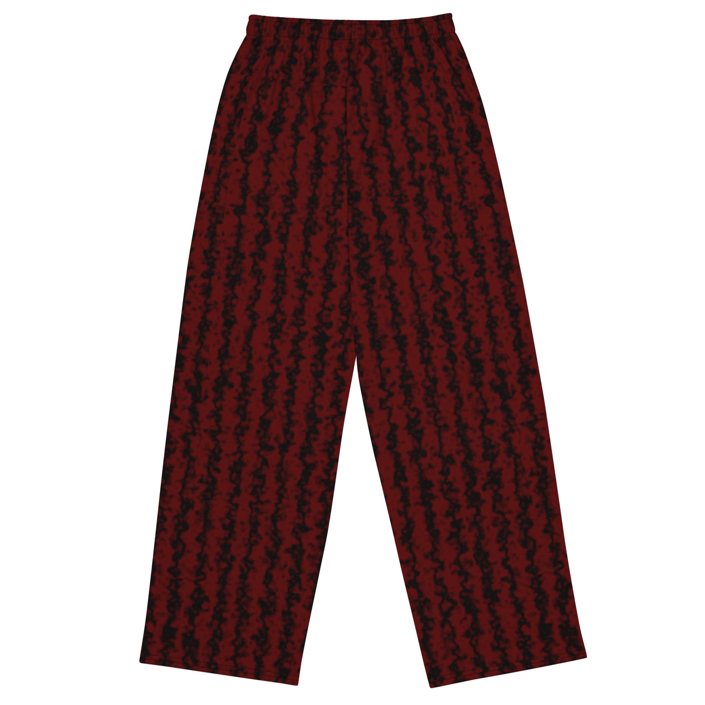 Red & Black All-over print unisex wide-leg pants