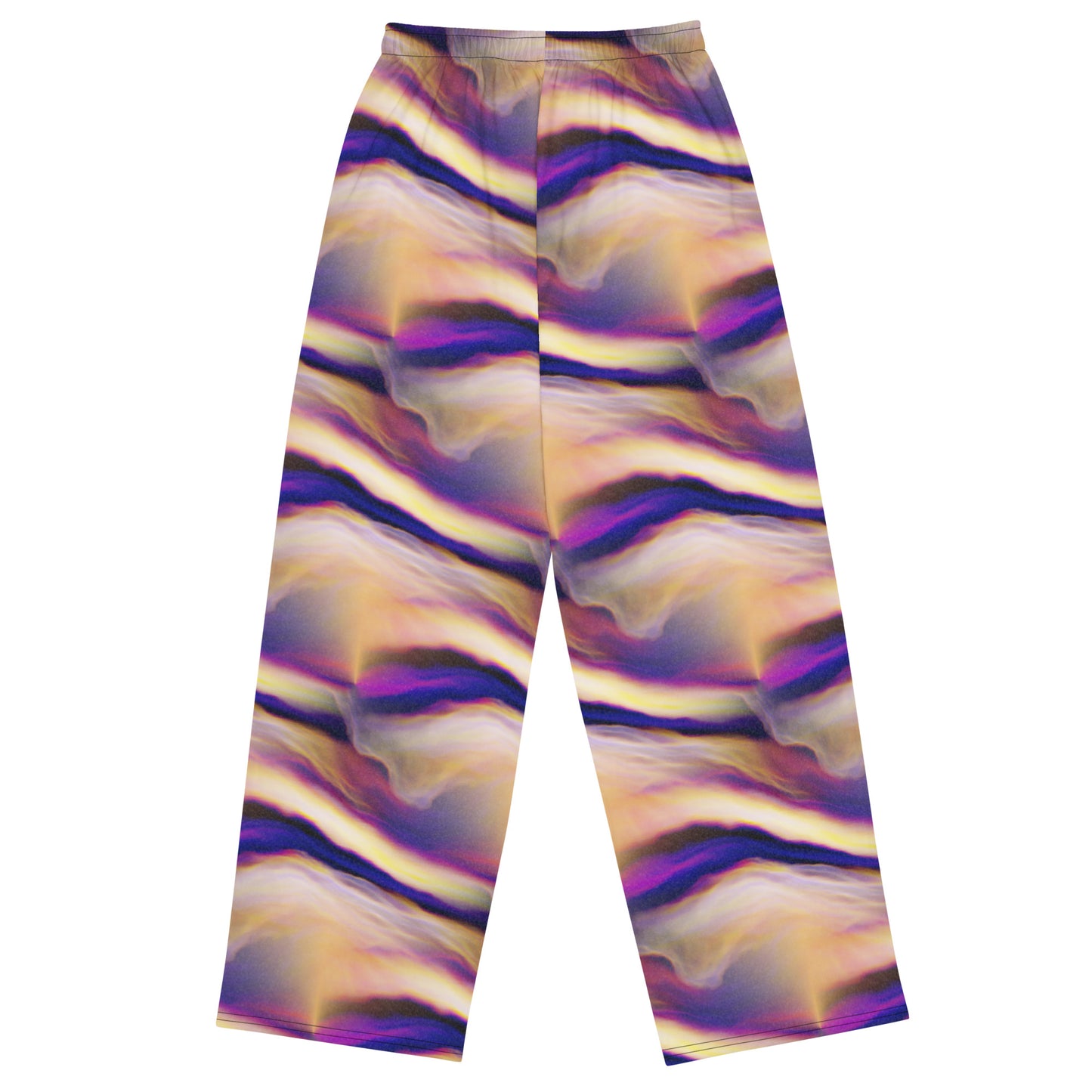 Nebula All-over print unisex wide-leg pants