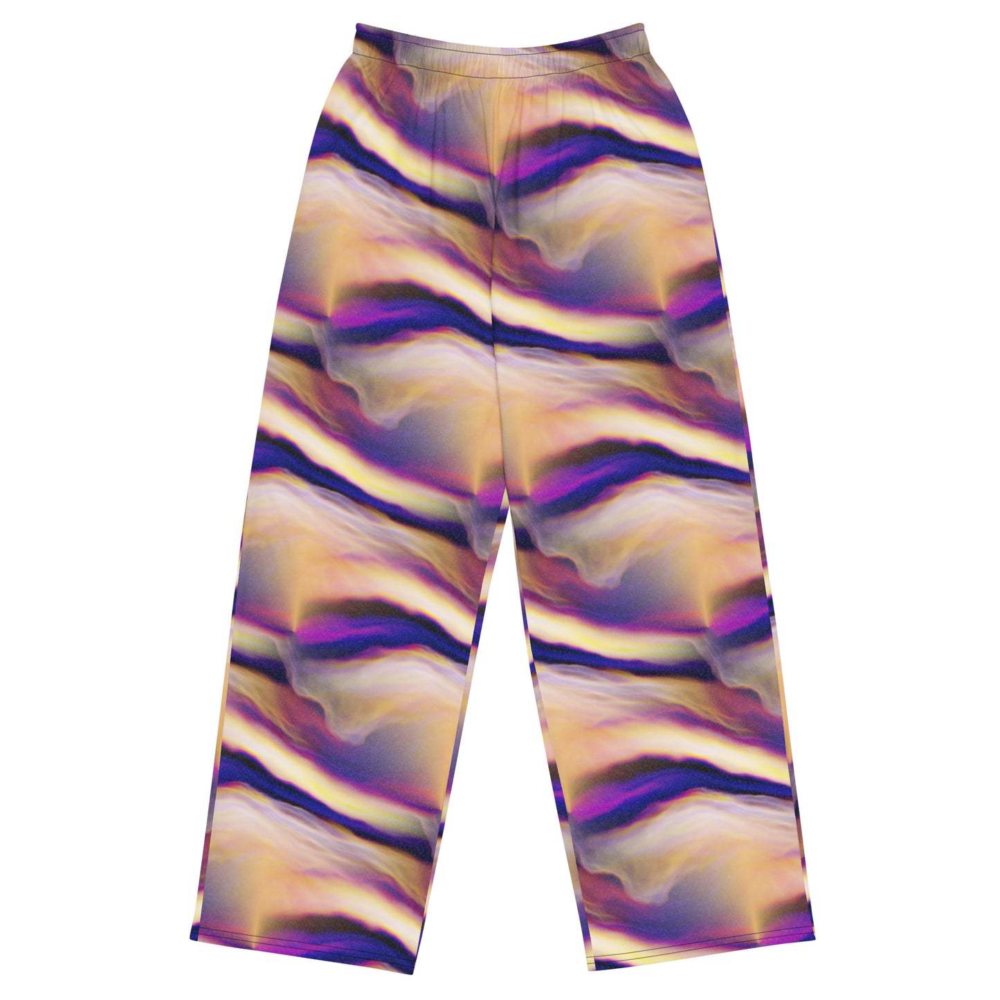 Nebula All-over print unisex wide-leg pants