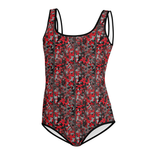 Empire All-Over Print Youth Swimsuit