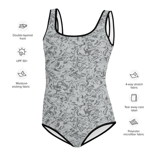 Rorschach White Youth Swimsuit