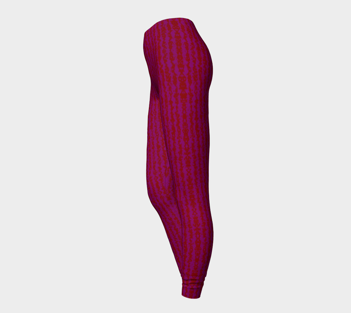 Color Noise Red Purple Leggings CAN