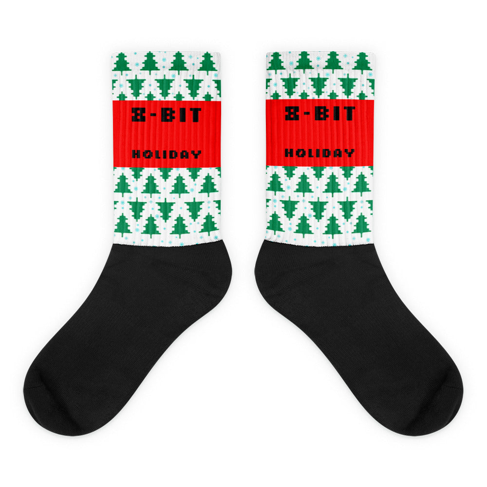 2023 8-Bit Holiday Socks