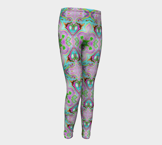 Abstract Youth Leggings CAN