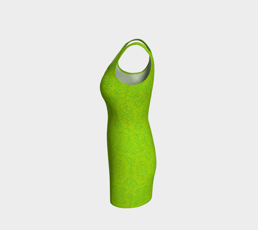 Rorschach Green Body-Con Dress CAN