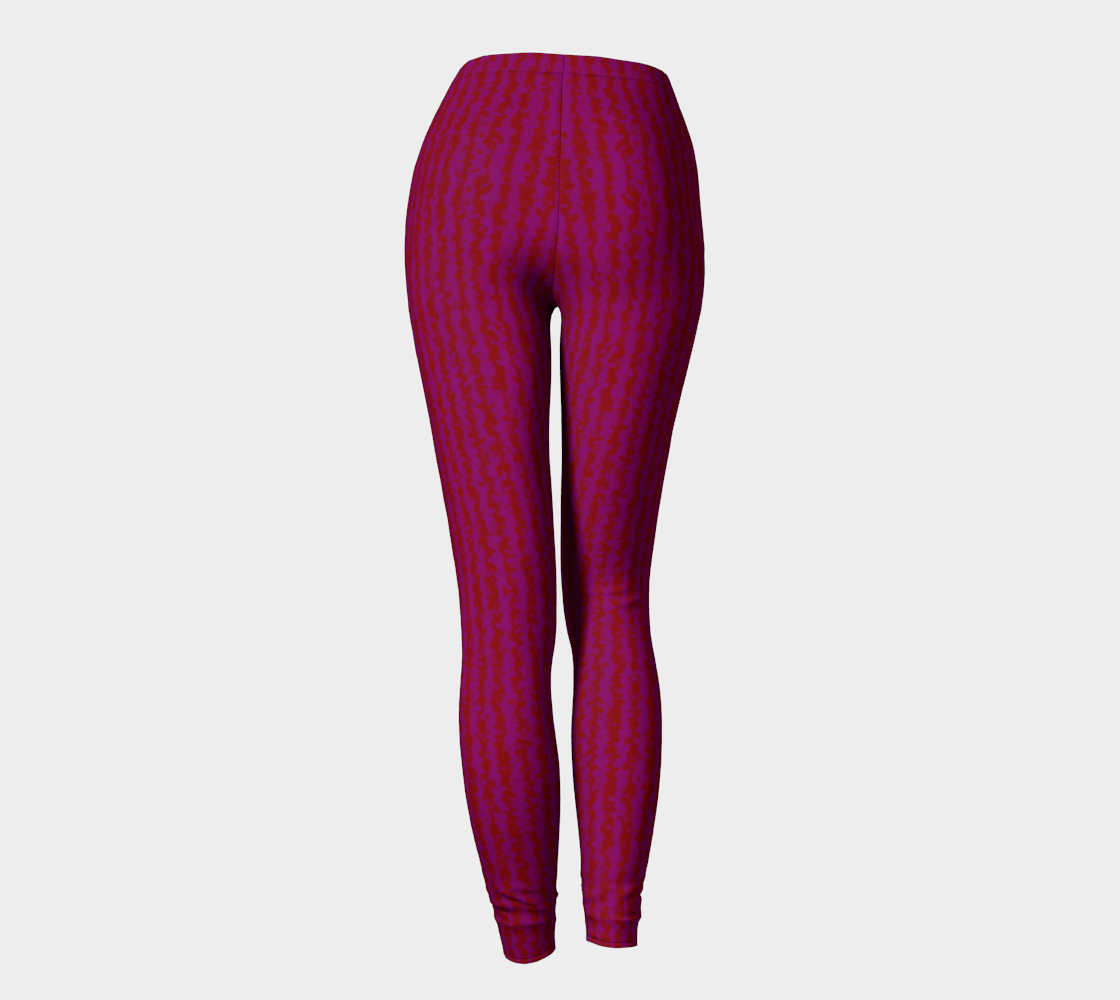 Color Noise Red Purple Leggings CAN