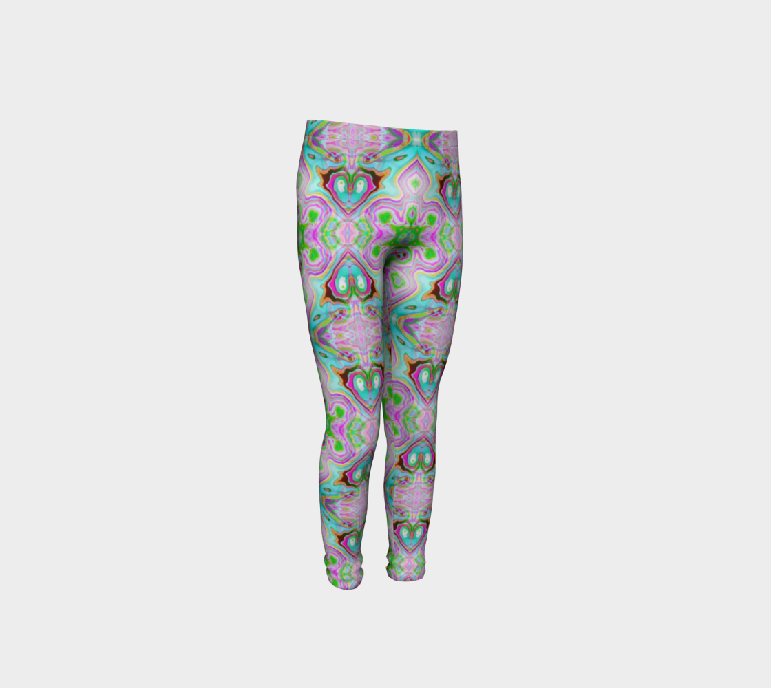 Abstract Youth Leggings CAN