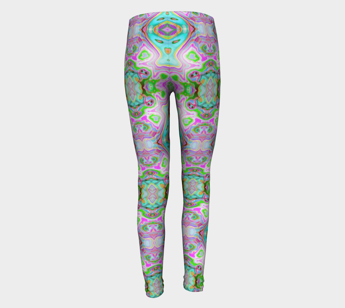 Abstract Youth Leggings CAN