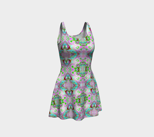 Abstract Flare Dress CAN