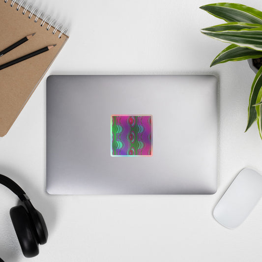 The Far Out Wave Holographic stickers