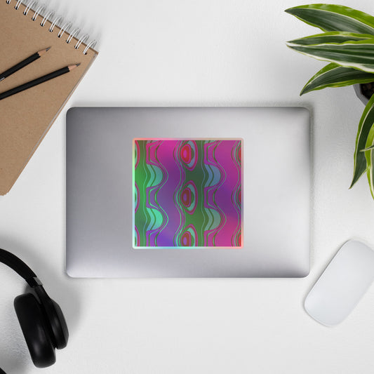 The Far Out Wave Holographic stickers