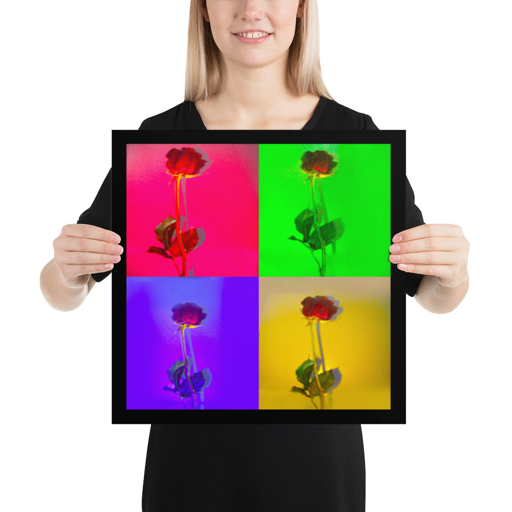 Rose's Squared Photo Luster paper poster