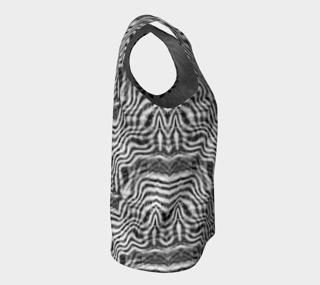 Illusive Zebra Loose Tank Top Regular CAN