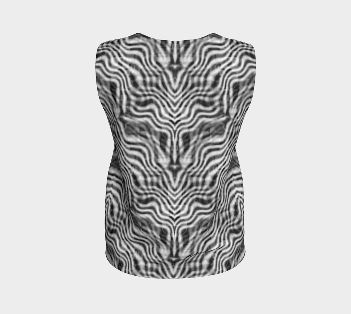 Illusive Zebra Loose Tank Top Regular CAN