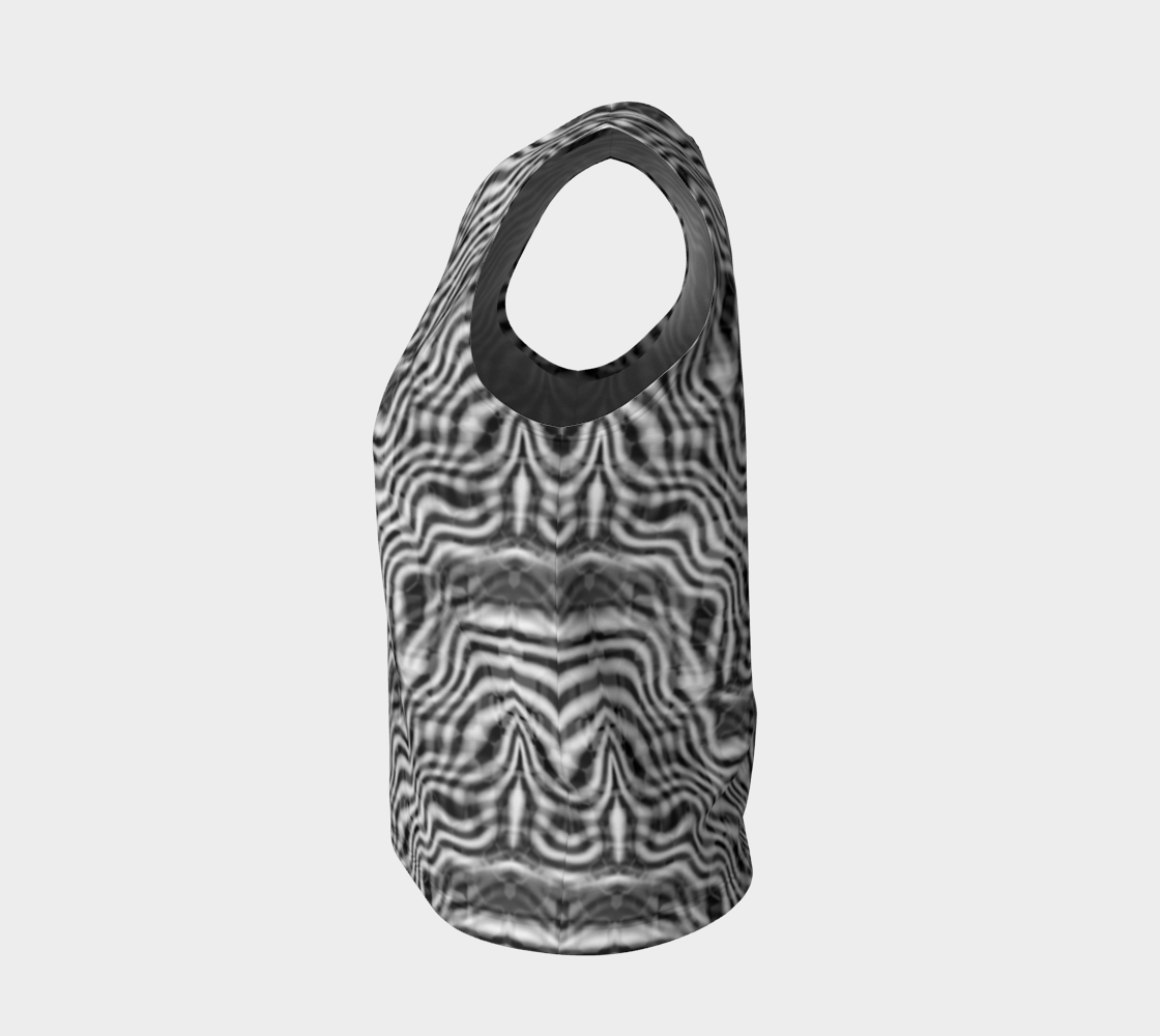 Illusive Zebra Loose Tank Top Regular CAN