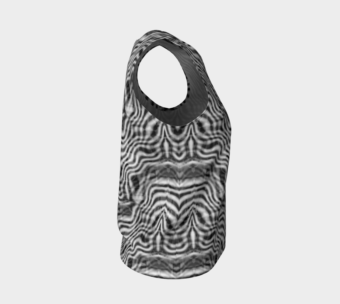 Illusive Zebra Loose Tank Top Regular CAN