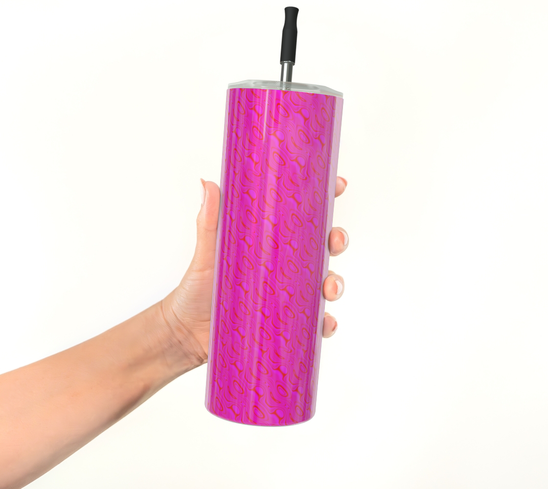 Red Purple Wave SS Tumbler CAN