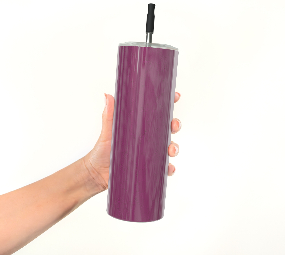 Light Purple Tiger SS Tumbler CAN