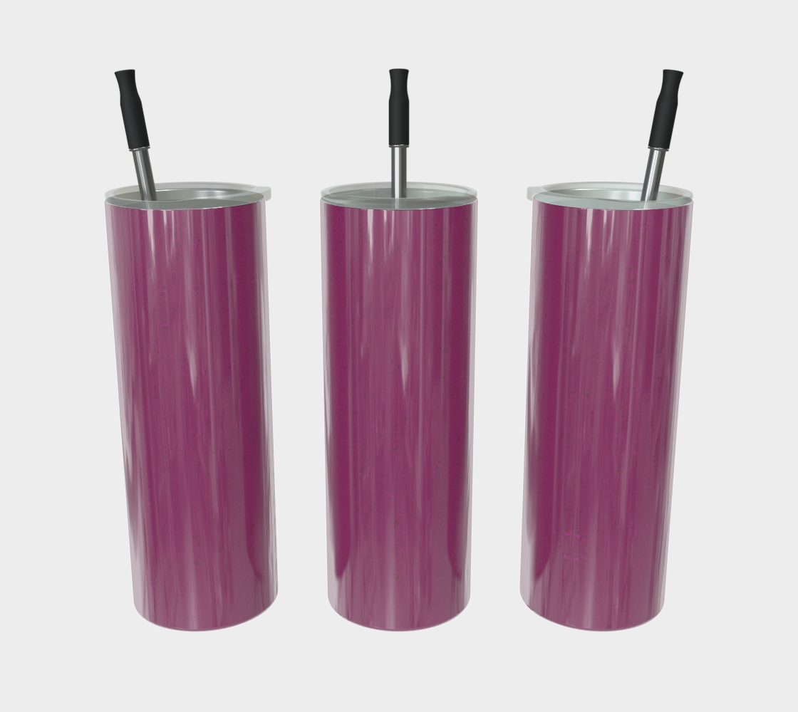 Light Purple Tiger SS Tumbler CAN