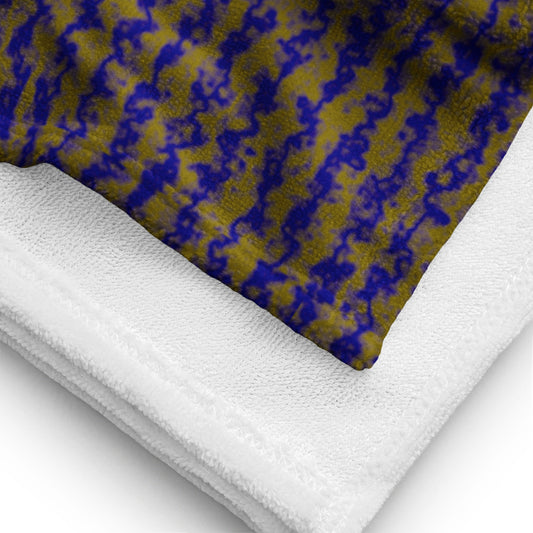 Color Noise Light Yellow & Blue Towel