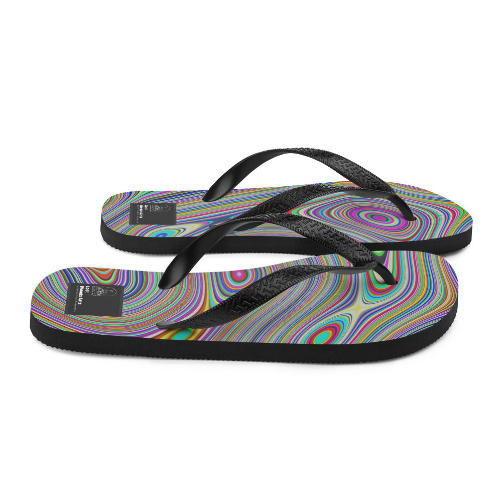 Chem Spill Large Flip-Flops