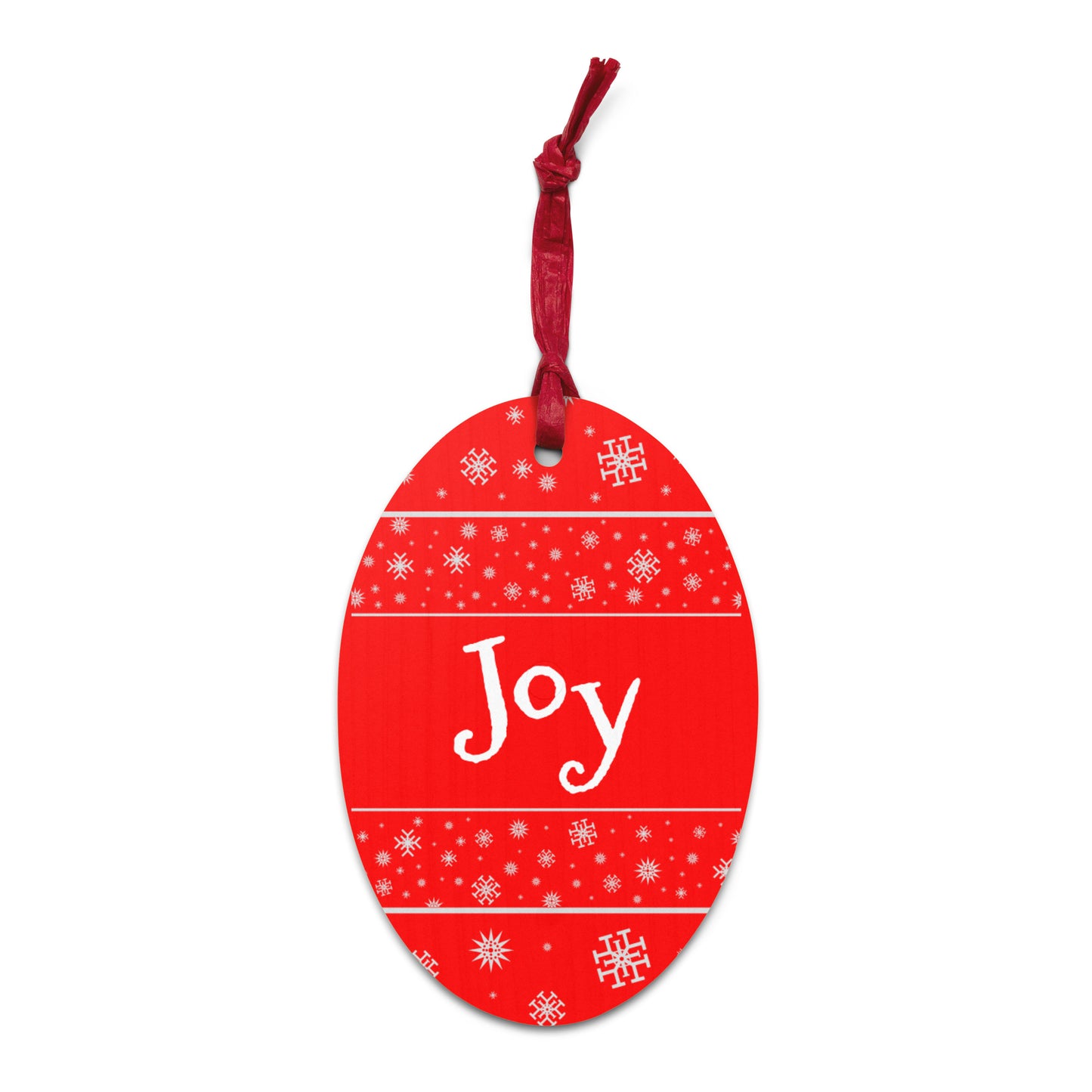 Joy Wooden ornaments