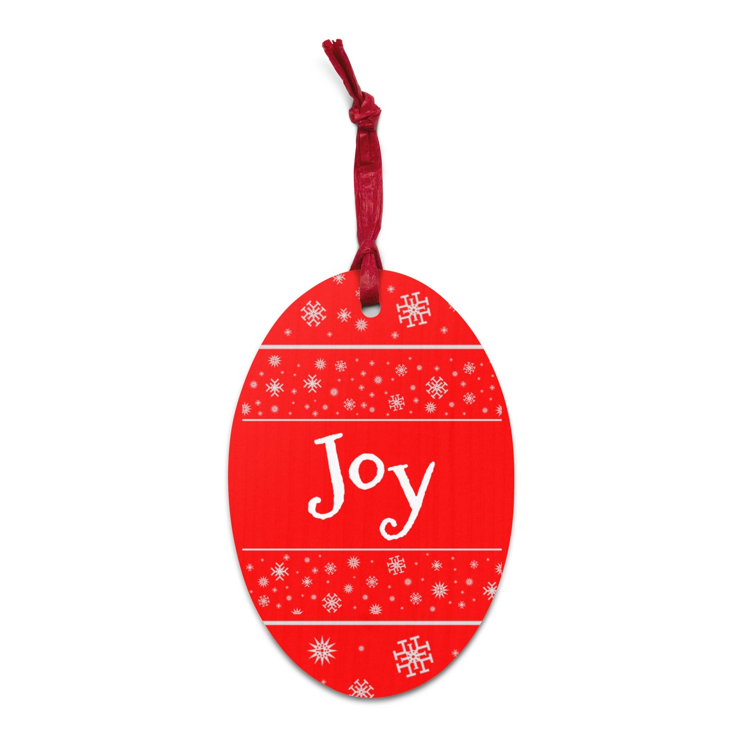 Joy Wooden ornaments