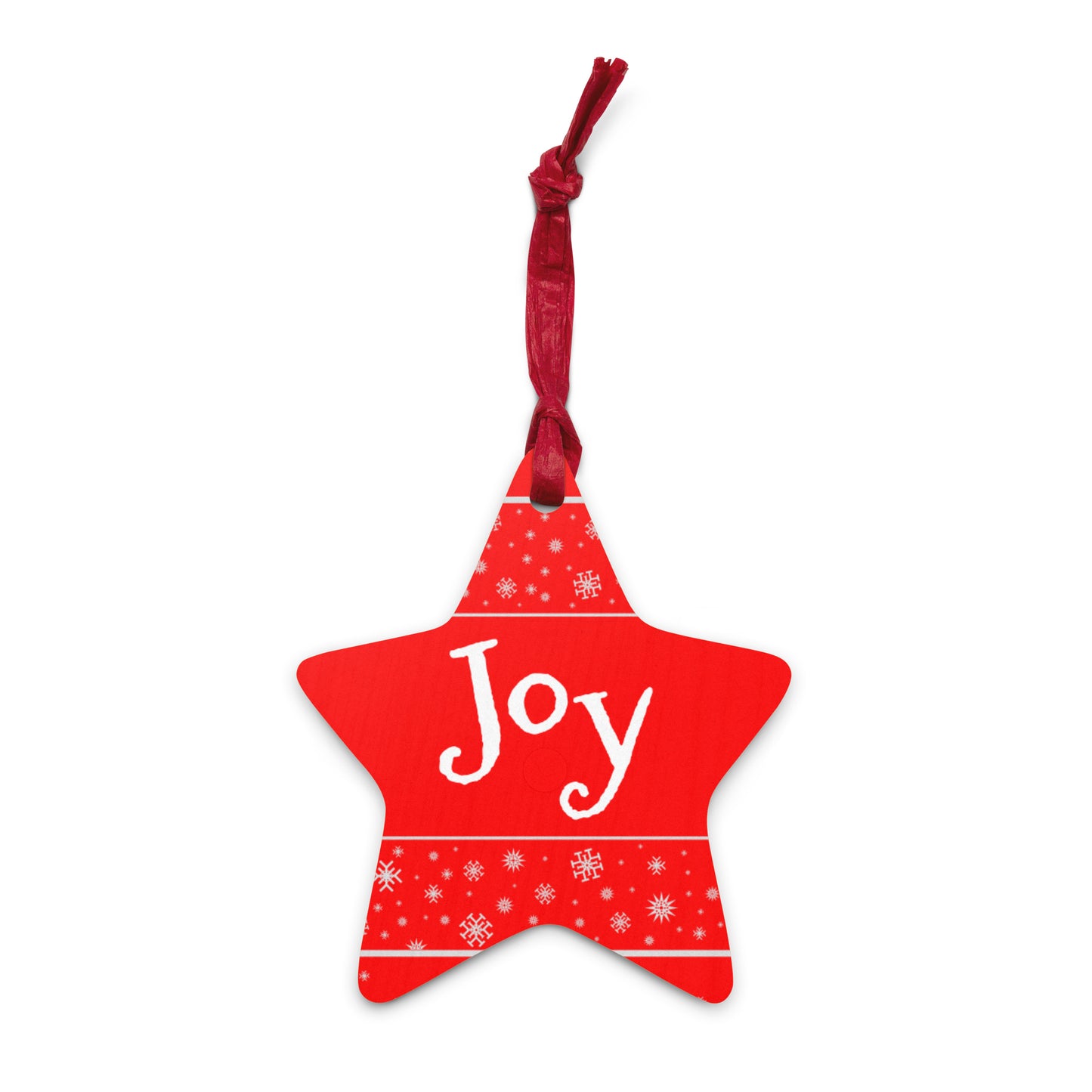 Joy Wooden ornaments