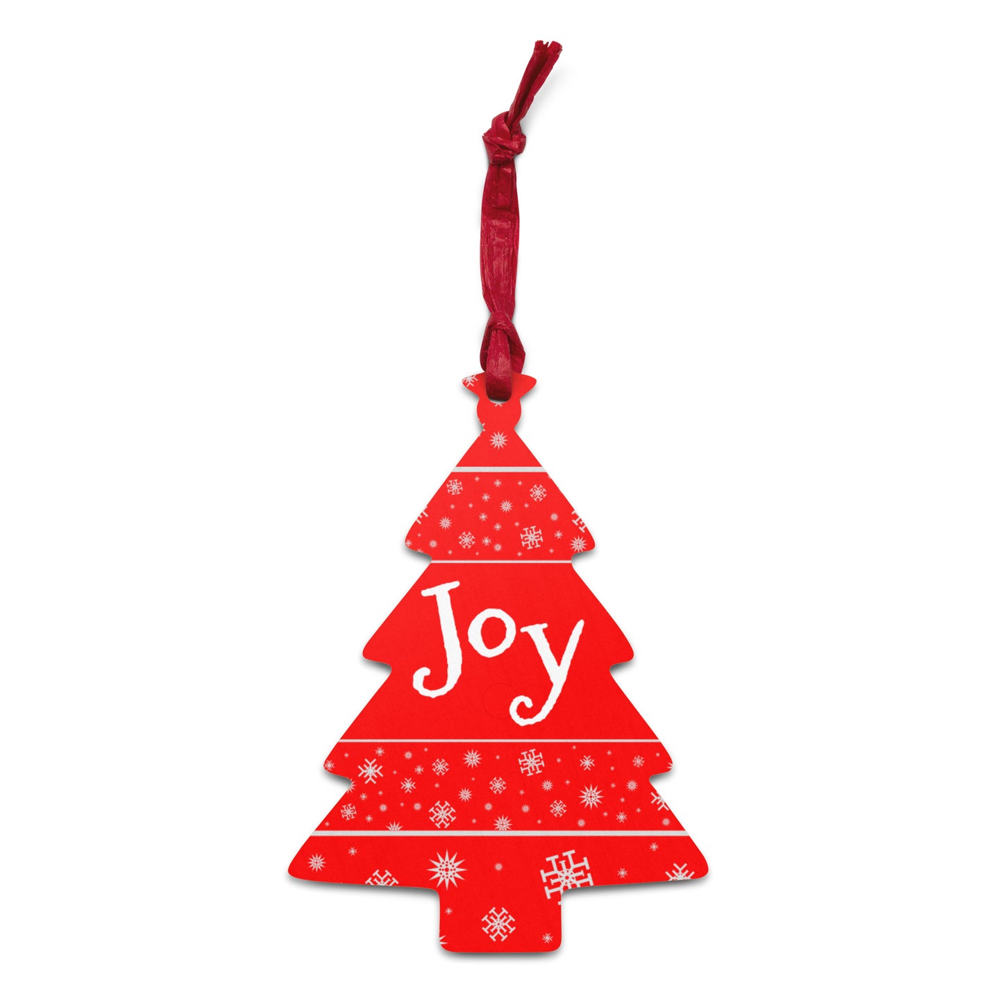 Joy Wooden ornaments