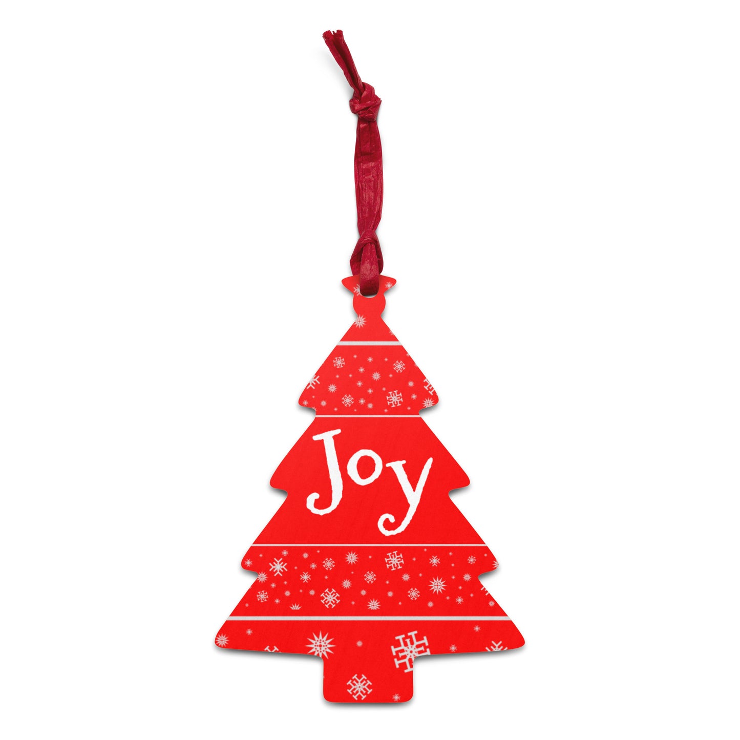 Joy Wooden ornaments