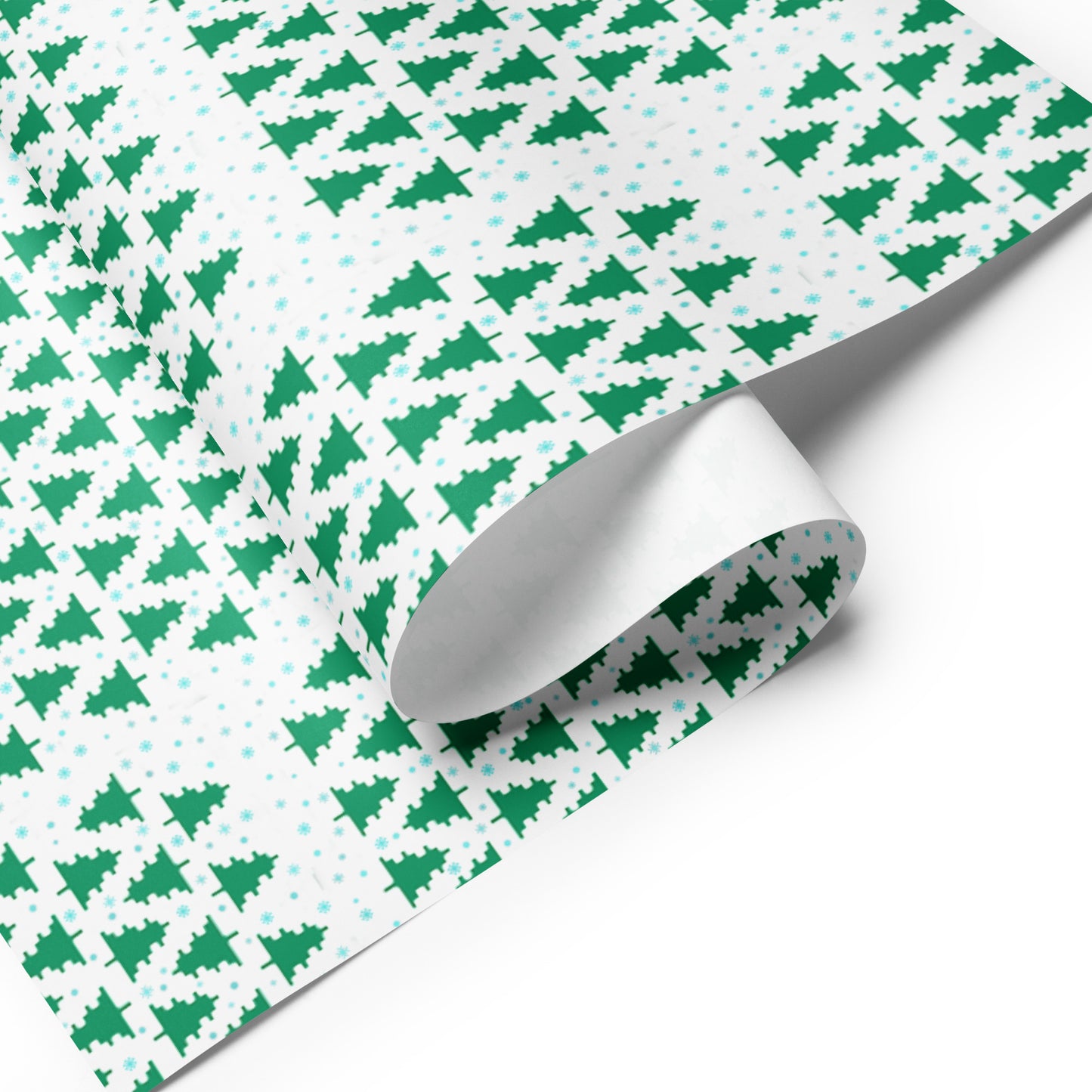 2023 Pixel Tree Wrapping paper sheets