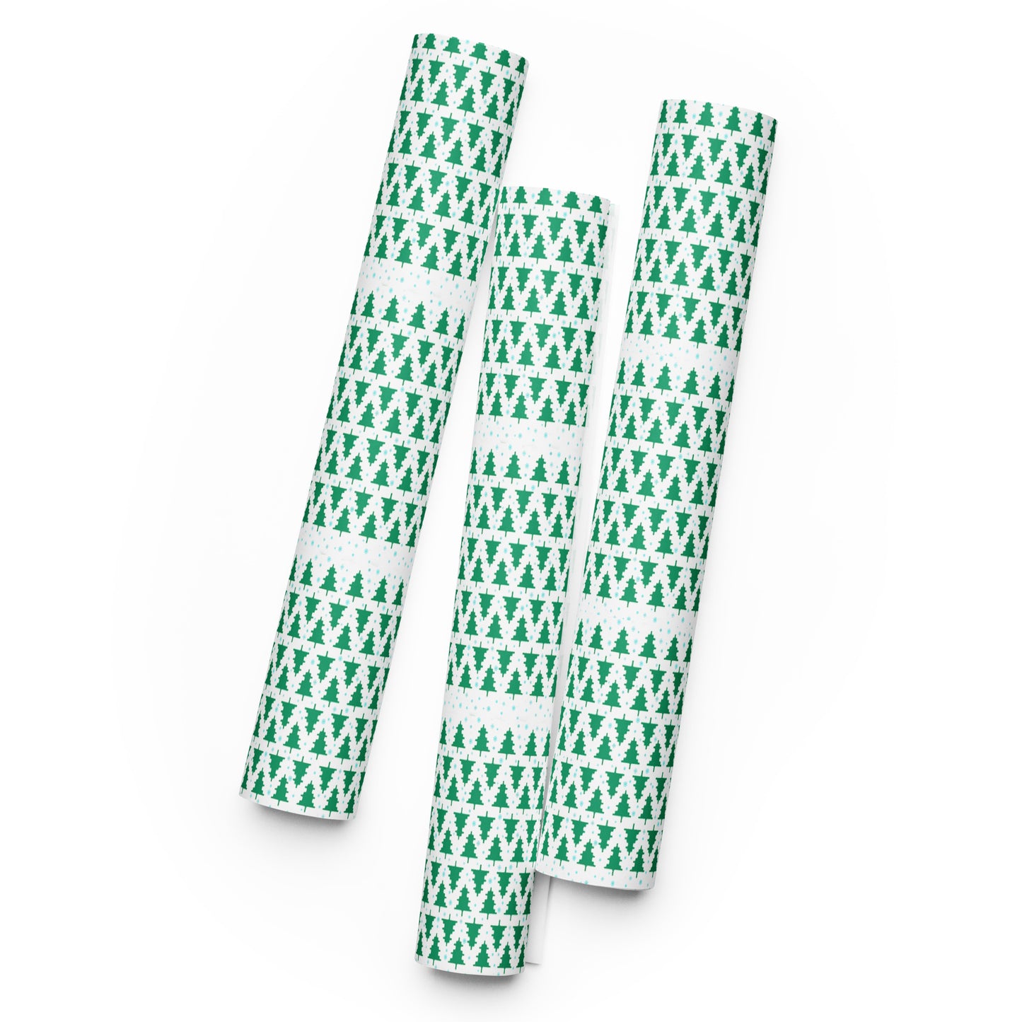 2023 Pixel Tree Wrapping paper sheets