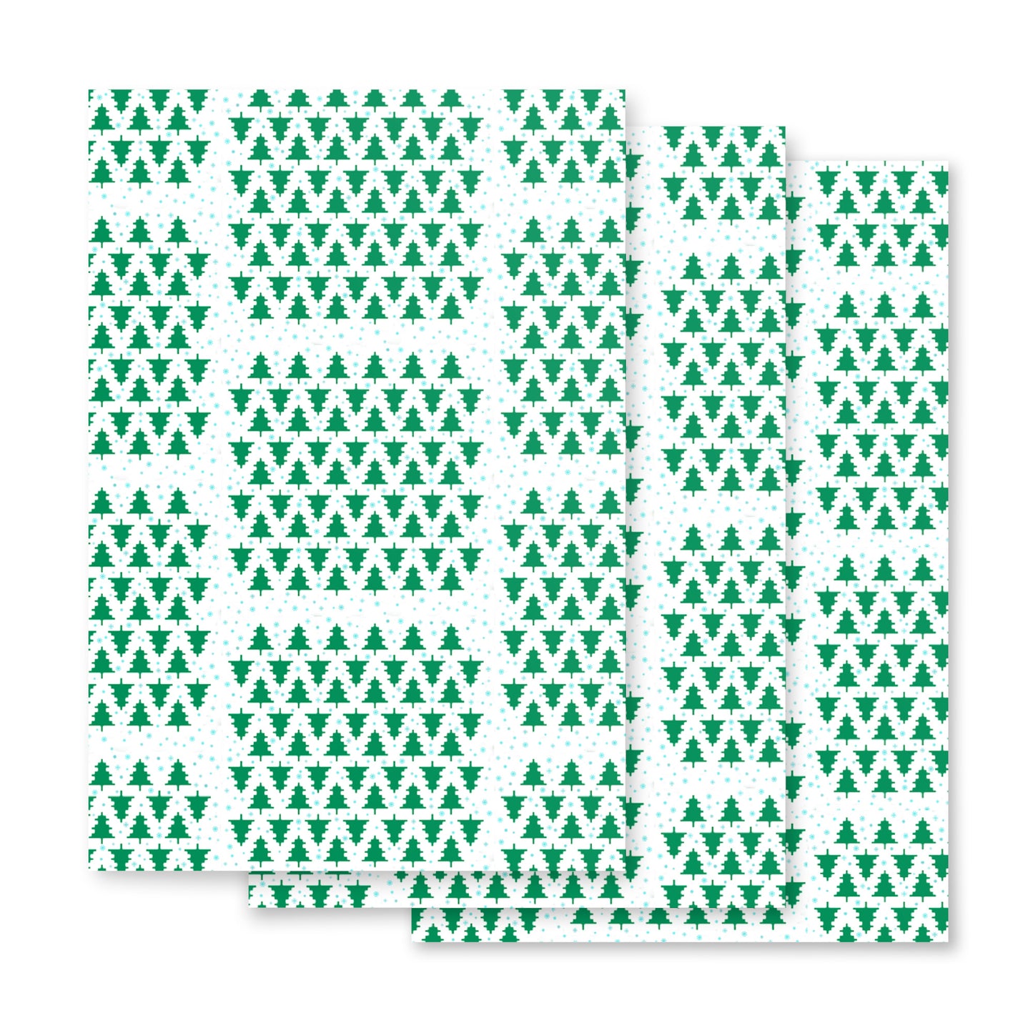 2023 Pixel Tree Wrapping paper sheets