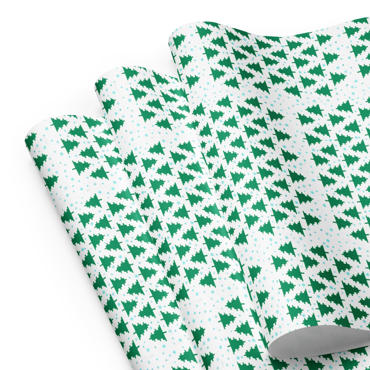 2023 Pixel Tree Wrapping paper sheets