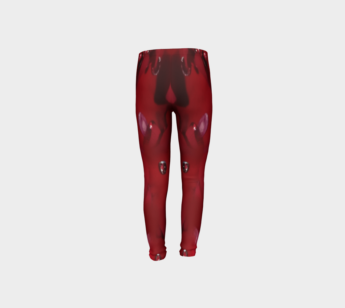 Jeweled Rose Youth Leggings