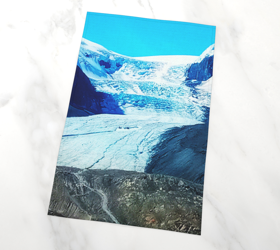 Ice Fields 1 Tea Towel