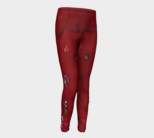 Jeweled Rose Youth Leggings