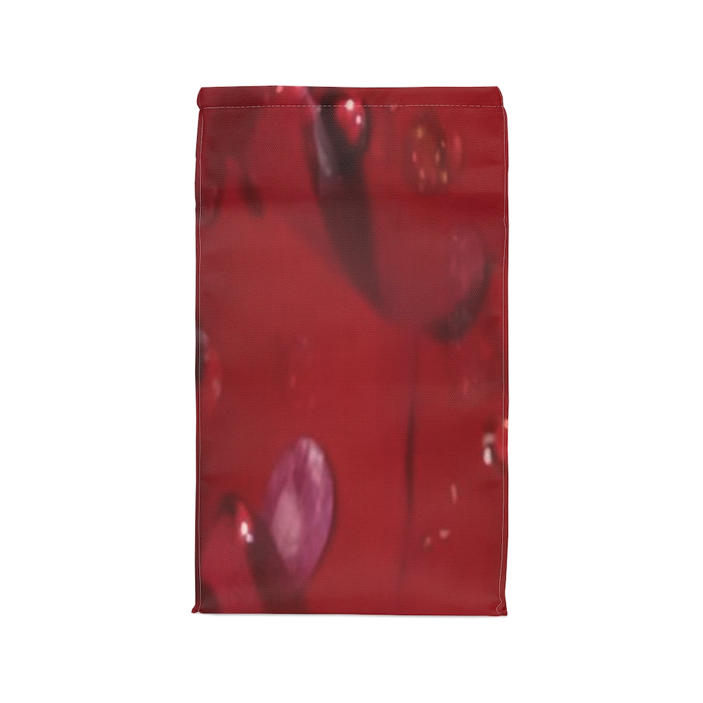 Jeweled Rose Polyester Lunch Bag