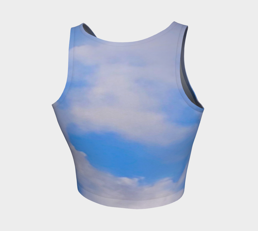 Cloudy Daze Athletic Crop Top