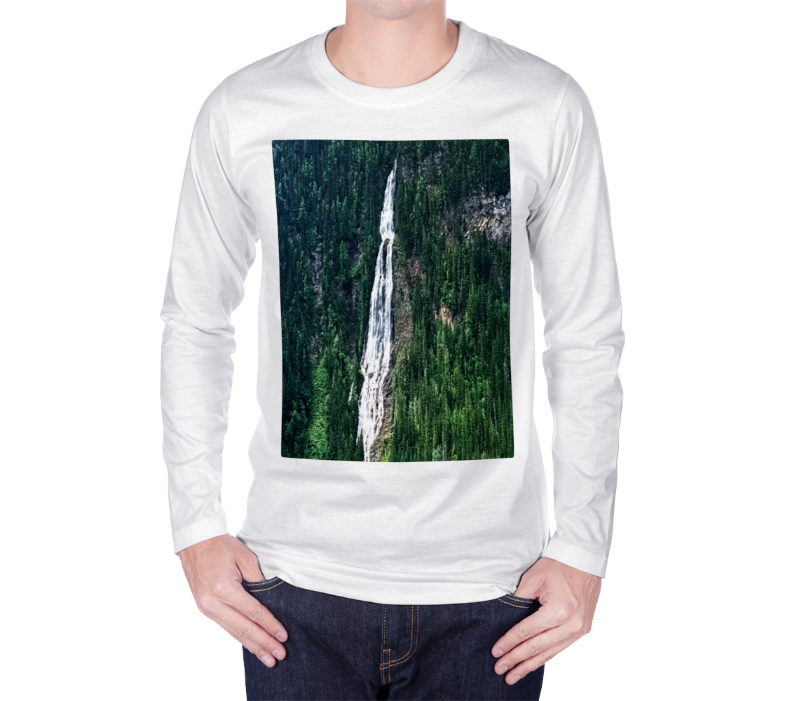 Lake Waterfall Long Sleeve T-Shirt